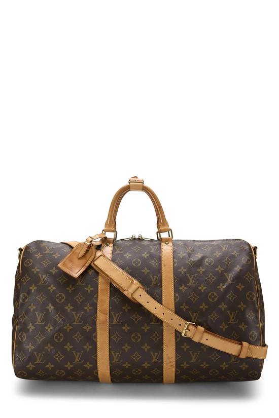 Monogram Canvas Keepall Bandouliere 50, , large image number 0
