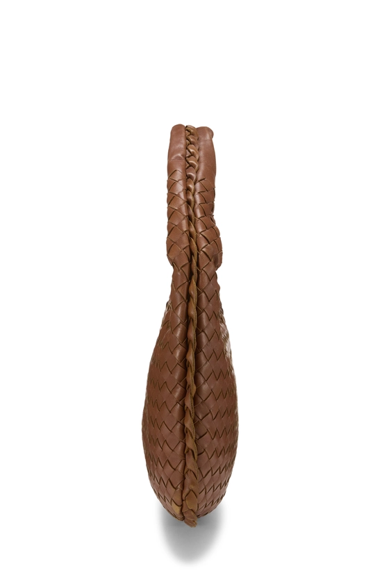 Brown Intrecciato Veneta Hobo Small, , large image number 2