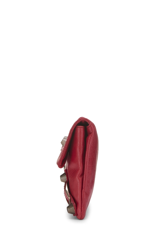 Red Agneau Giant 21 Envelope Clutch, , large image number 2