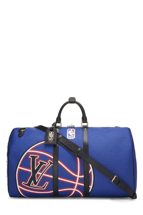 Blue Taurillon NBA Keepall Bandouliere 55, , large image number 1
