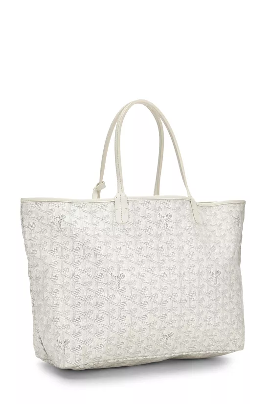 White Goyardine Canvas Saint-Louis PM, , large image number 1