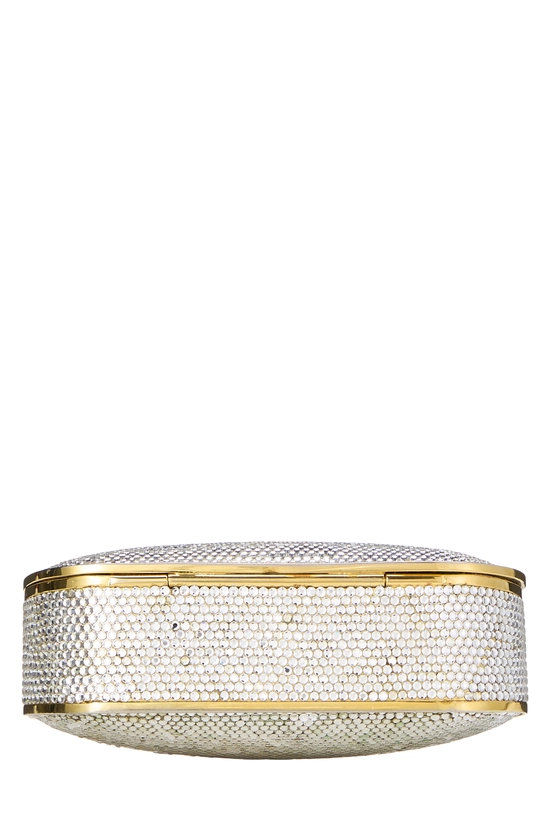 Gold & Crystal Embellished Minaudi&egrave;re, , large image number 4