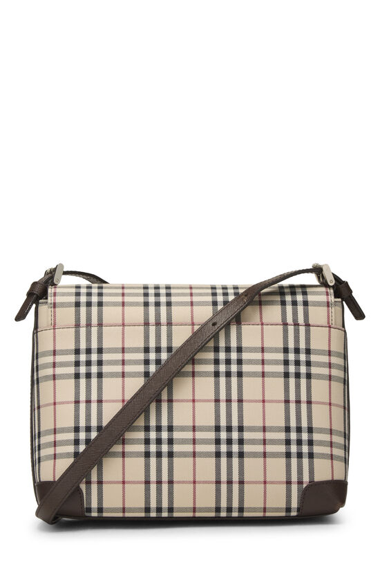 Brown House Check Jacquard Handbag Small, , large image number 3