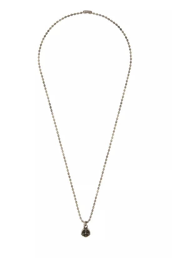 Sterling Silver Peace Sign Pendant Necklace, , large image number 0