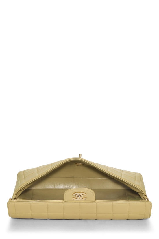 Beige Lambskin Chocolate Bar East/West Medium, , large image number 5