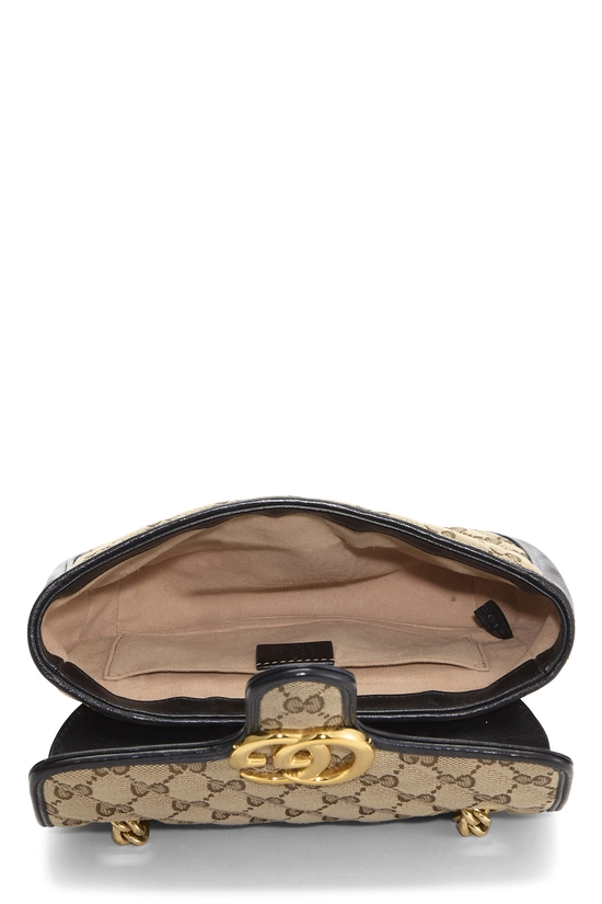 Black Original GG Canvas Marmont Matelass&eacute; Shoulder Bag Small, , large image number 5