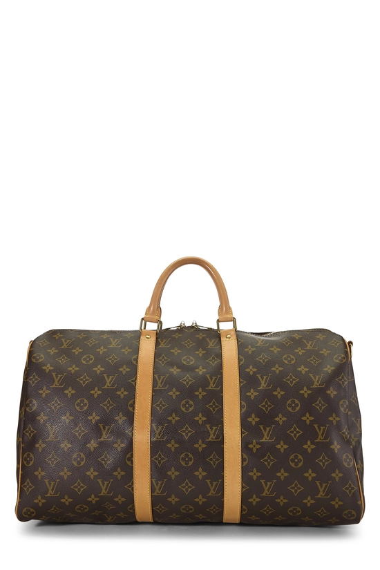 Monogram Canvas Keepall Bandouliere 50, , large image number 0
