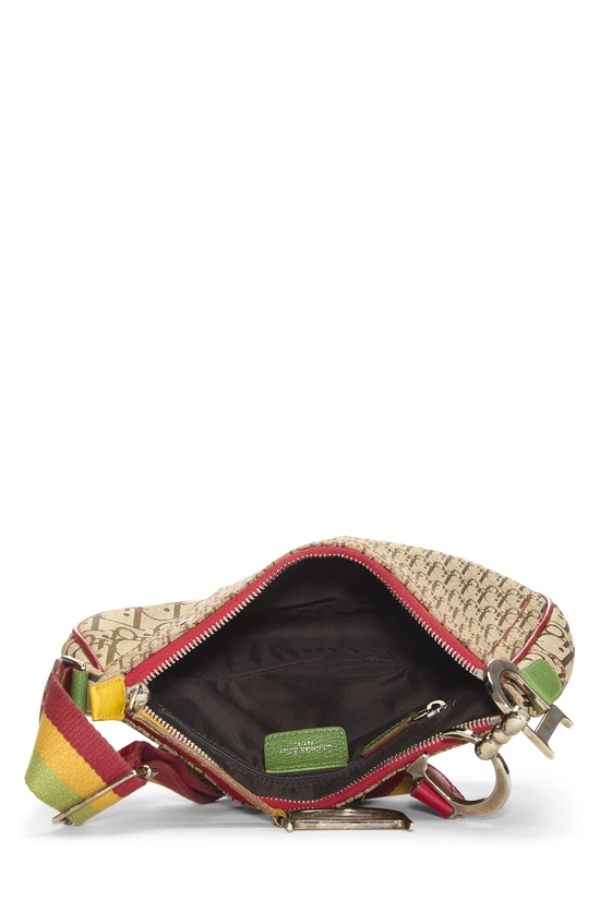 Multicolor Rasta Saddle Bag, , large image number 5