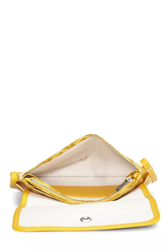 Yellow Goyardine Canvas Plumet, , large image number 5