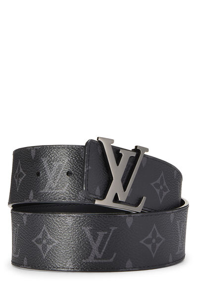 Black Monogram Eclipse Ceinture Initiales 80