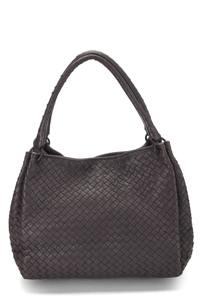 Purple Intrecciato Parachute Tote Medium