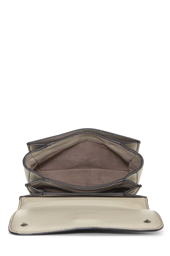 Grey Intrecciato Runway Shoulder Bag, , large image number 5