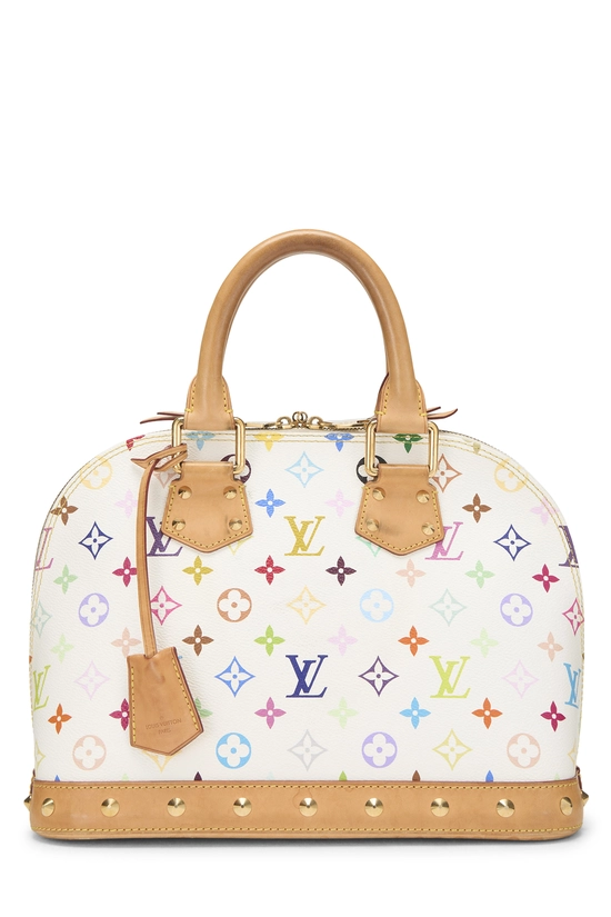 Takashi Murakami x Louis Vuitton White Monogram Multicolore Alma PM NM, , large image number 0