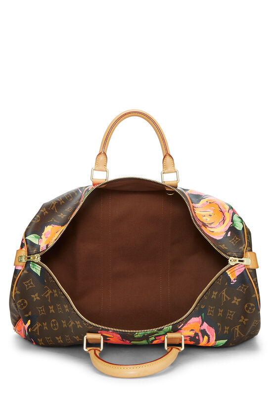 Stephen Sprouse x Louis Vuitton Monogram Roses Keepall 50, , large image number 7