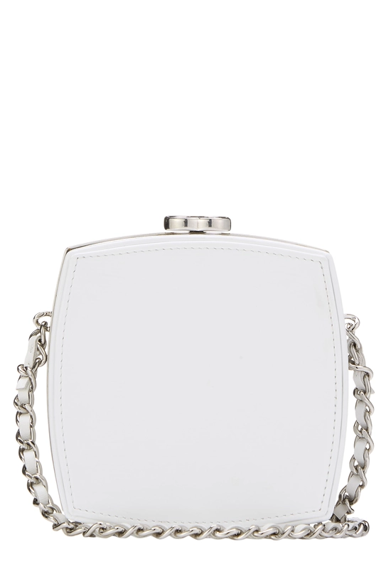 White Patent Leather Minaudiere, , large image number 3