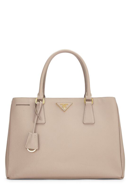 Beige Saffiano Executive Tote Medium, , large image number 0