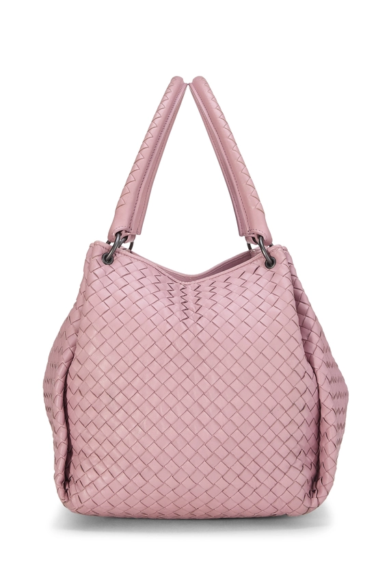 Pink Intrecciato Parachute Tote Medium, , large image number 2