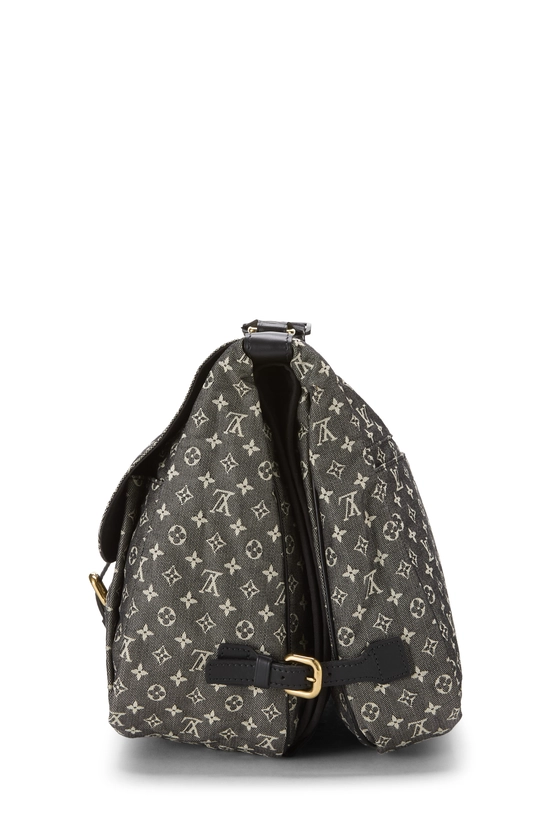 Black Monogram Mini Lin Sac Maman, , large image number 2