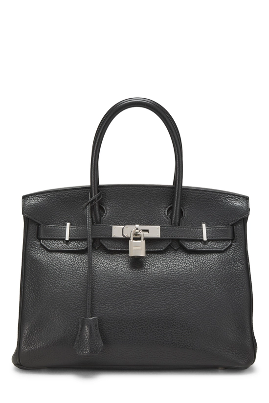 Black Togo Birkin 30, , large image number 0