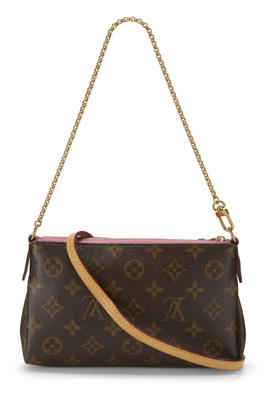 Pink Monogram Canvas Pallas Clutch, , large image number 3