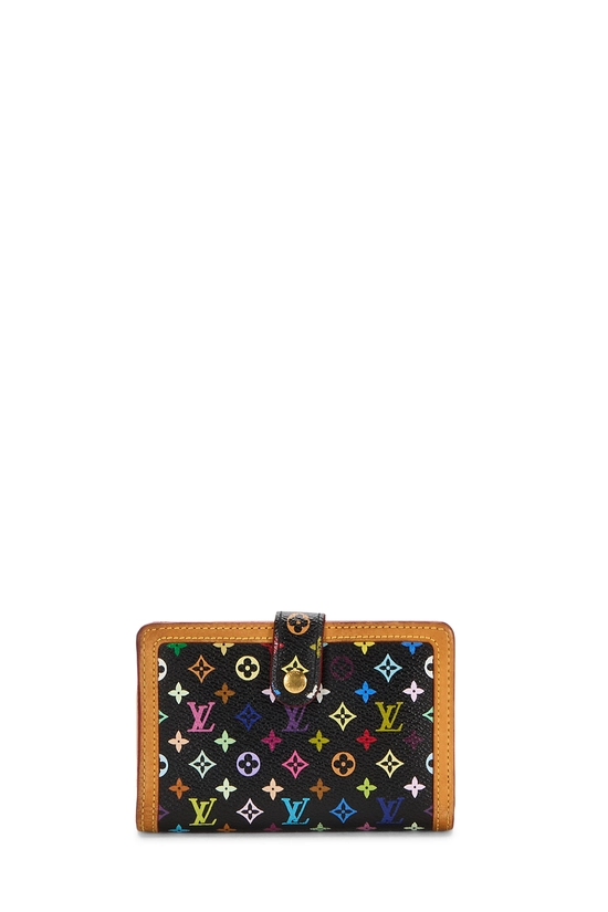 Takashi Murakami x Louis Vuitton Black Monogram Multicolore Porte-Monnaie Viennois Wallet, , large image number 0