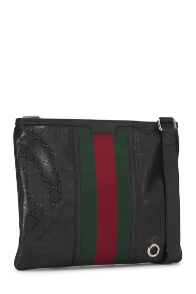 Black GG Imprime Web Messenger, , large