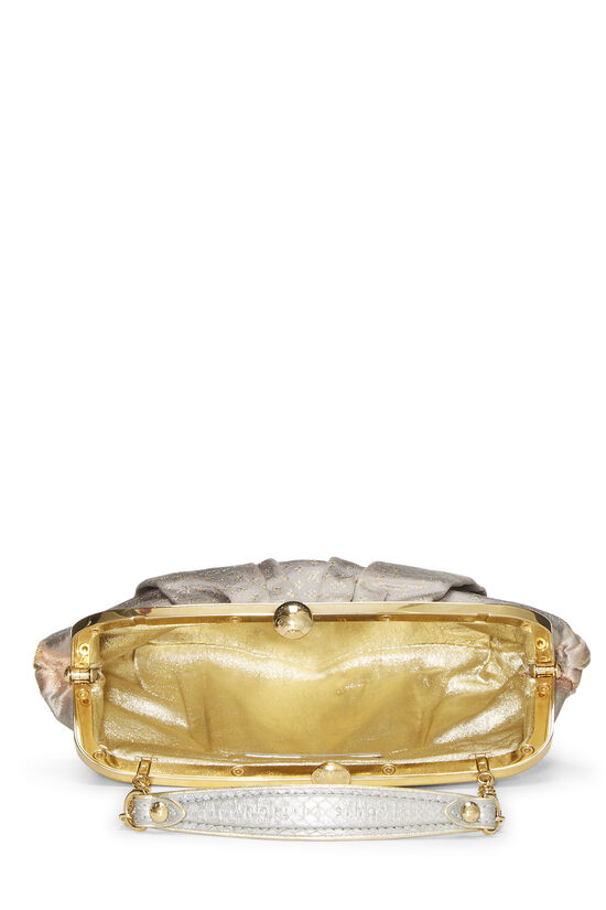 Brown Monogram Satin Aumoniere, , large image number 5