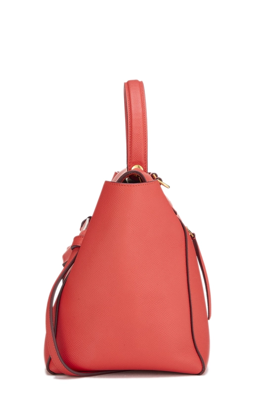 Red Grained Calfskin Belt Bag Mini, , large image number 2