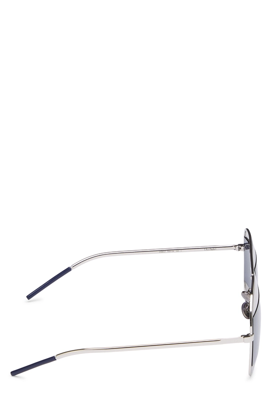 Silver Metal Dior Split 1 Sunglasses, , large image number 2