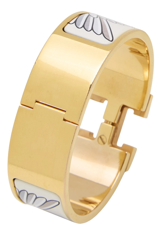 Multicolor Enamel Rose Gold Clic-Clac 'H' Wide PM, , large image number 1