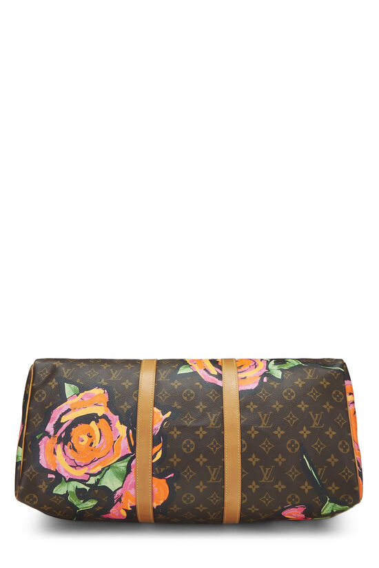 Stephen Sprouse x Louis Vuitton Monogram Roses Keepall 50, , large image number 5
