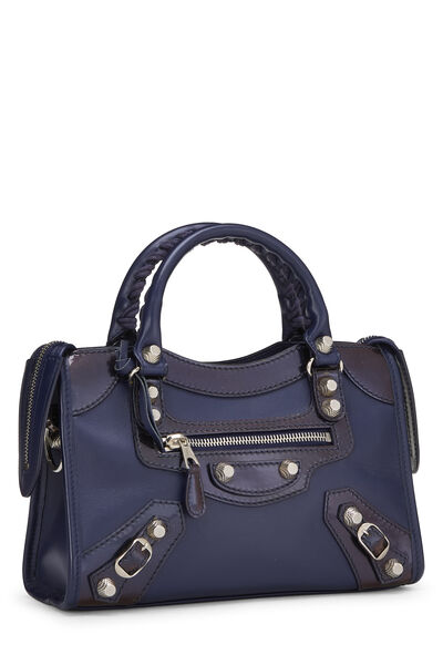 Navy Calfskin Giant 12 City Mini, , large