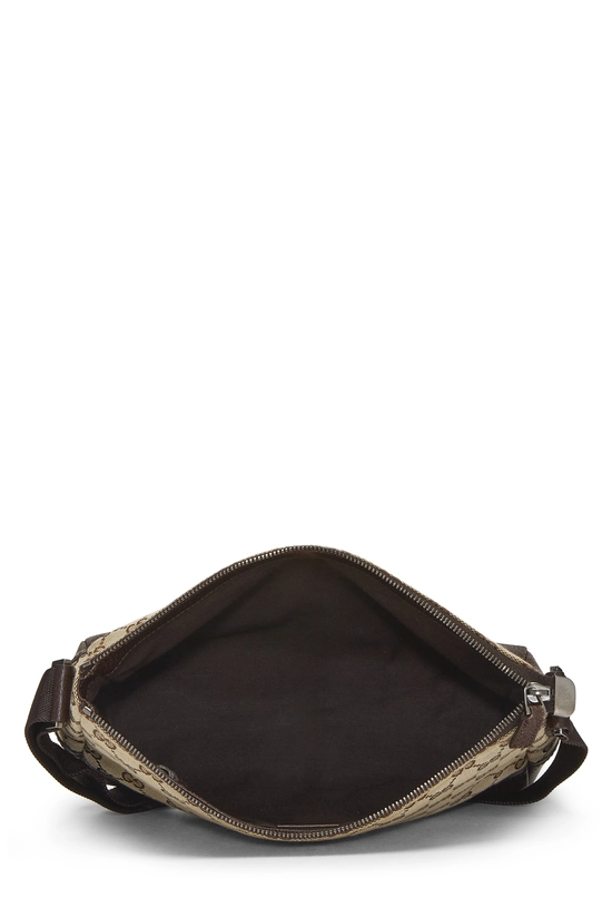 Brown Original GG Canvas Zip Messenger Bag, , large image number 5