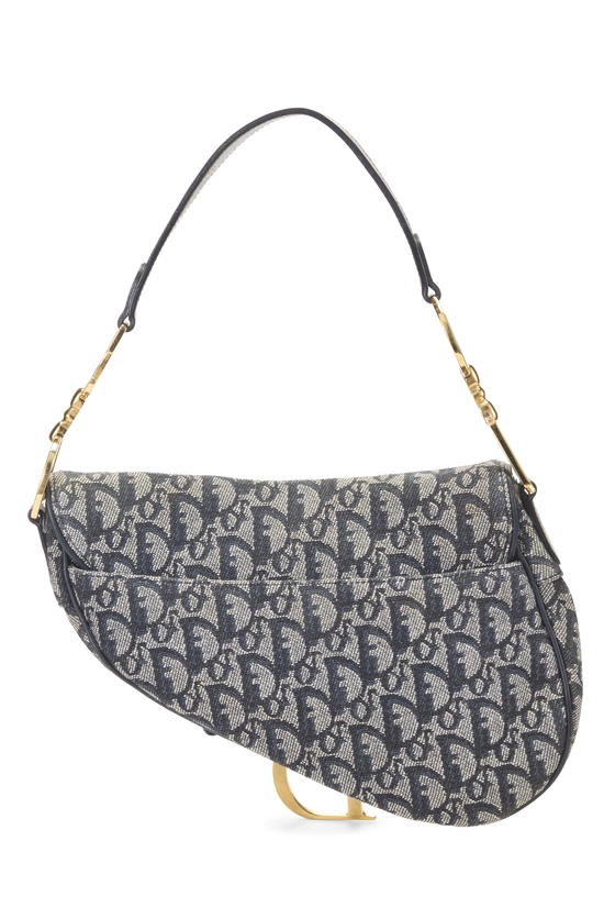 Navy Trotter Canvas Saddle Bag, , large image number 3