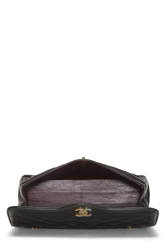 Black Quilted Lambskin Paris Limited Double Flap Medium, , large image number 5