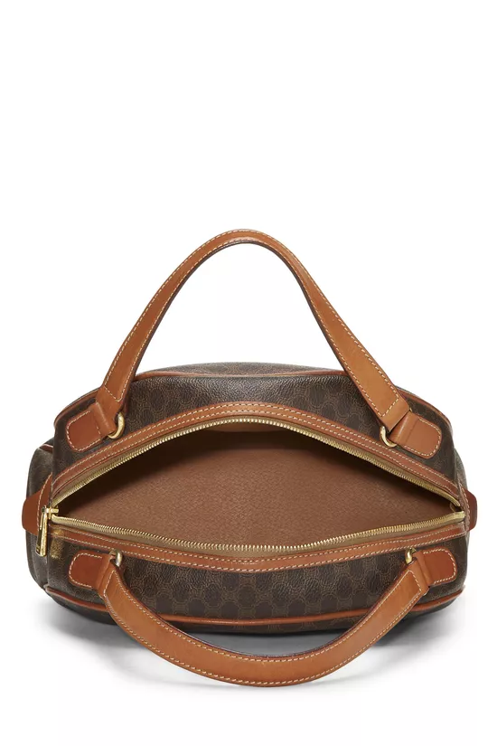 Brown Coated Canvas Macadam Handbag, , large image number 5