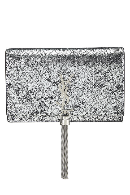 Metallic Silver Tassel Kate Small, , large image number 0