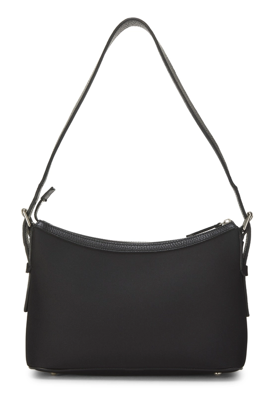 Pre-Owned Black Nylon Check Satchel Shoulder Bag Q3B1NF21KB02N