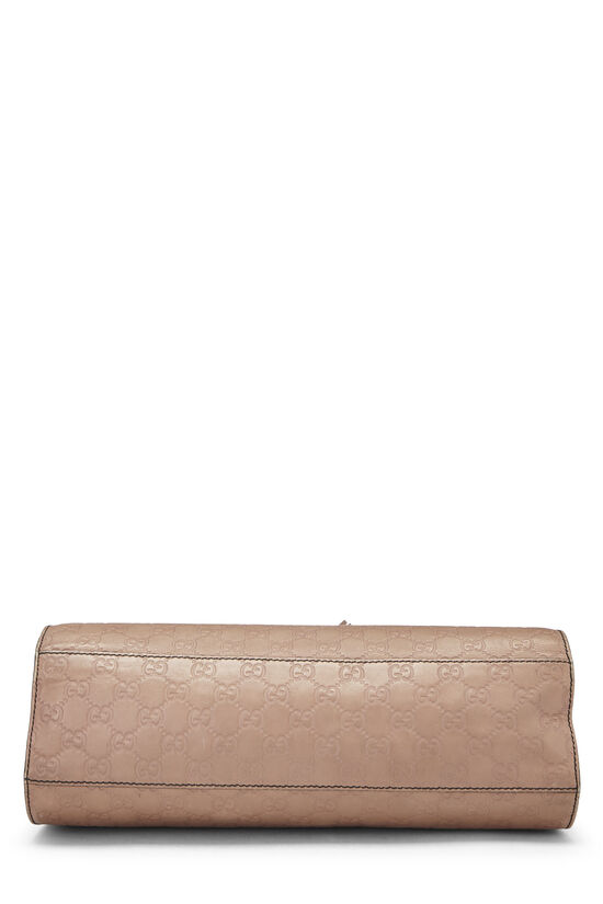Pink Guccissima Leather Emily Chain Shoulder Bag Large, , large image number 4
