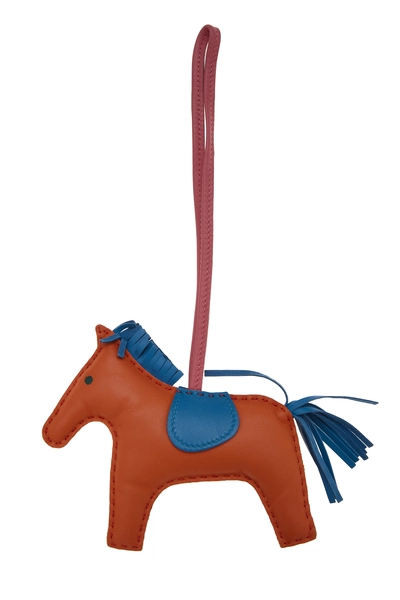 Multicolor Milo Leather Rodeo Bag Charm MM