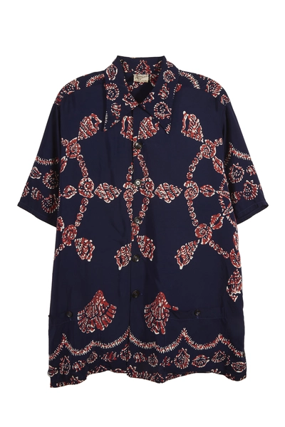 Blue Shell Catalina Hawaiian Shirt