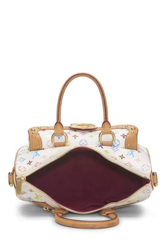 Takashi Murakami x Louis Vuitton White Monogram Multicolore Rita, , large image number 5