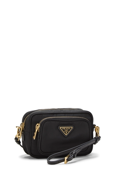Prada Black Convertible Nylon Convertible Wristlet Mini — photo 2