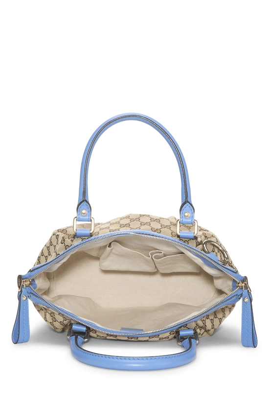 Blue Original GG Canvas Sukey Zip Hobo Large, , large image number 5