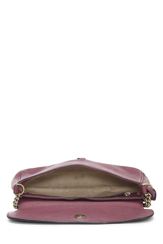 Purple Grained Leather Soho Chain Crossbody, , large image number 8