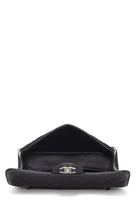 Chanel Mini Rectangular Flap Black Caviar in Caviar Leather with Gold-Tone  - US