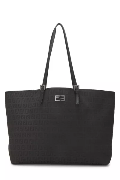 Black Zucchino Canvas Roll Tote