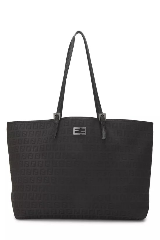 Black Zucchino Canvas Roll Tote, , large image number 0