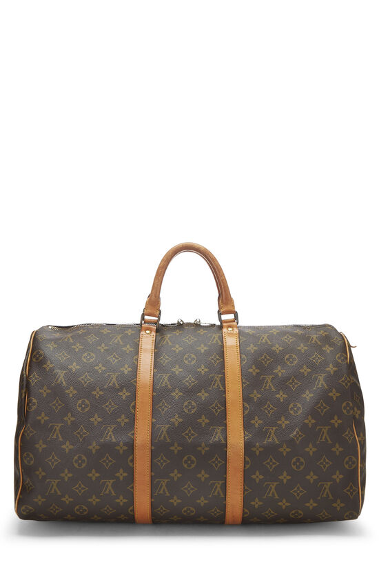 Louis Vuitton Keepall 50 Brown Cloth ref.969896 - Joli Closet