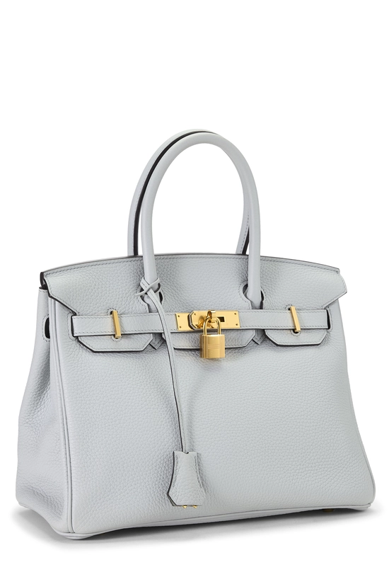 Blue Pale Togo Birkin 30, , large image number 1